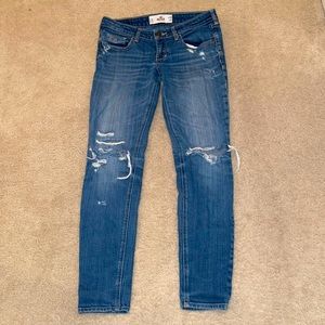 Hollister low rise skinny jeans